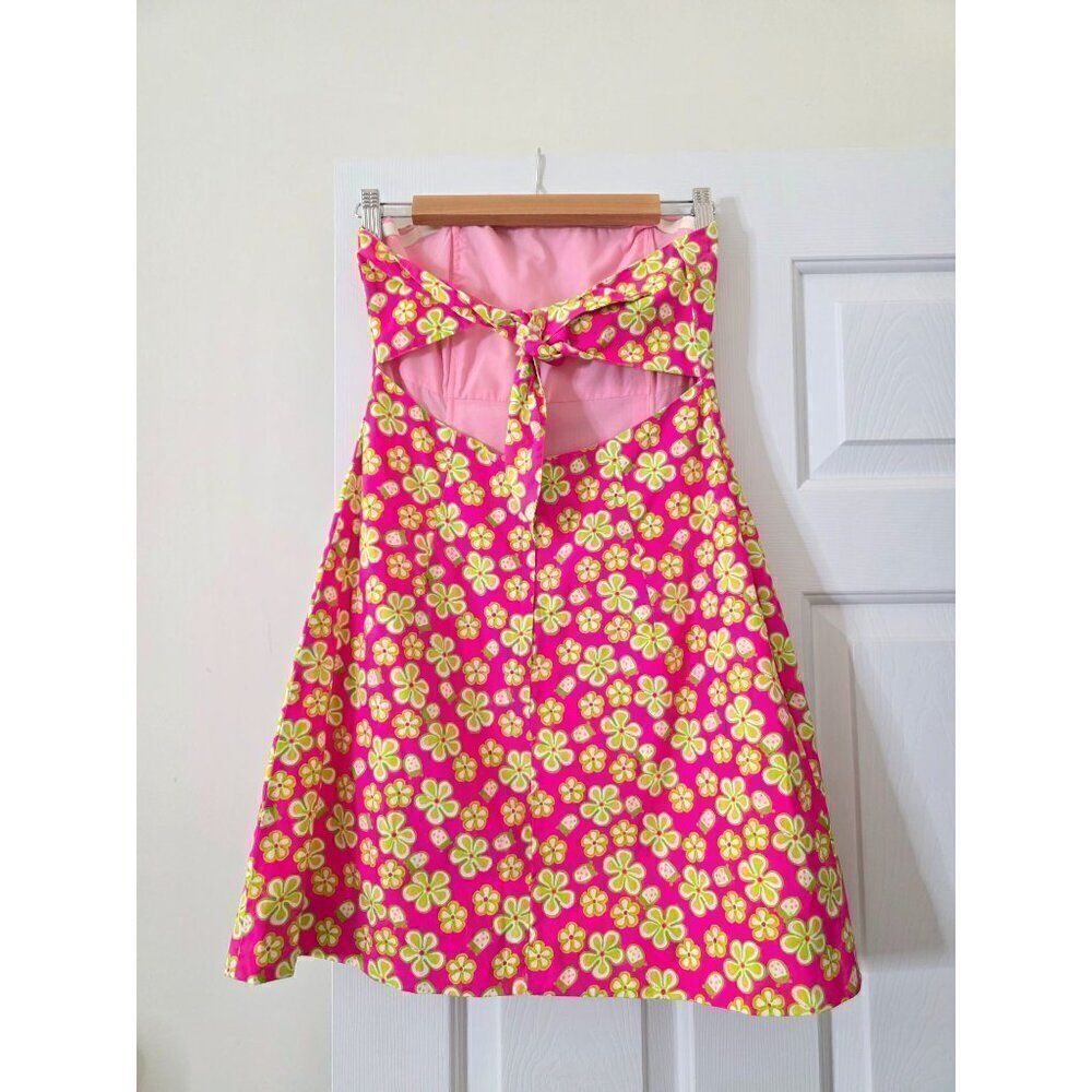 VTG Lilly pulitzer Sleeveless Floral Mini Dress 4